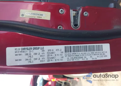 2012 Jeep Patriot Latitude из США, поврежденный, VIN 1C4NJRFB6CD563406